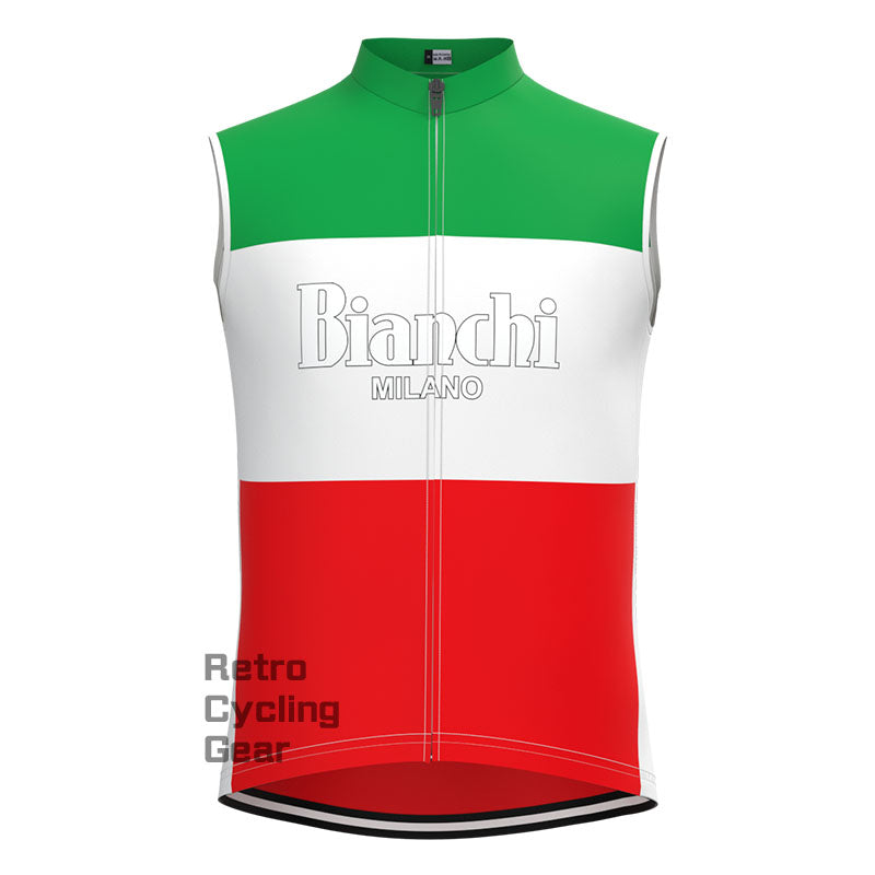 Bianchi Grün-rotes Retro-Kurzarm-Radsport-Set