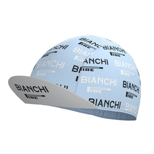 Bianchi Baby blue Retro Cycling Cap