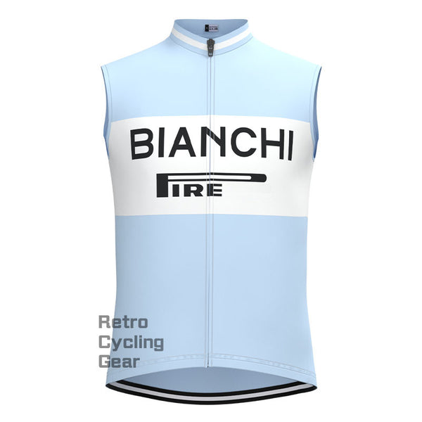 Bianchi Baby blue Retro Cycling Vest