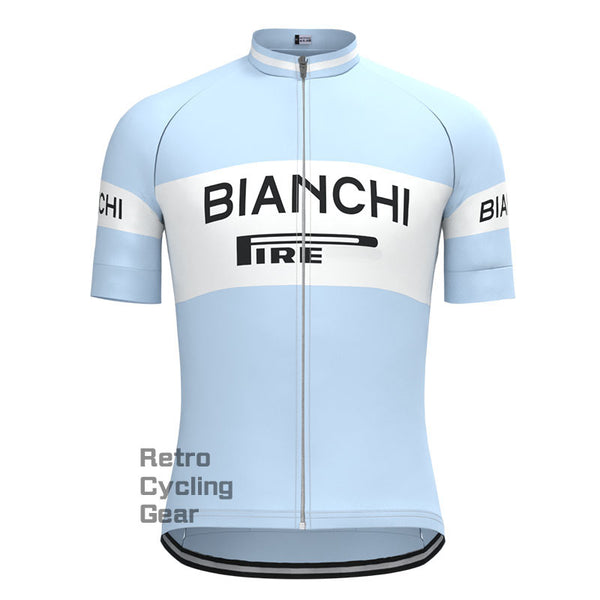 Bianchi Baby Blue Retro Short sleeves Jersey