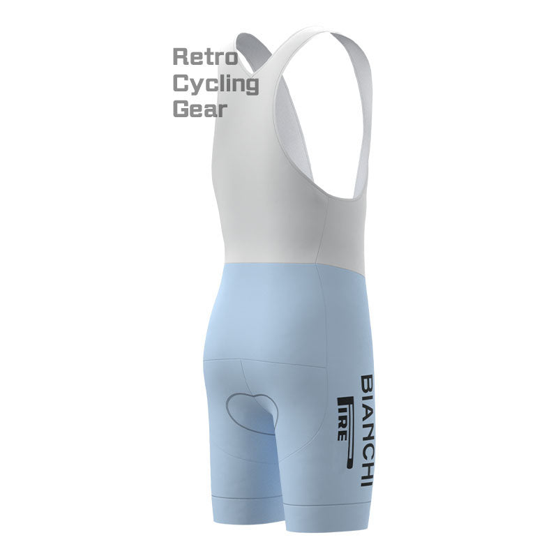 Bianchi Baby blue Retro Short Sleeve Cycling Kit