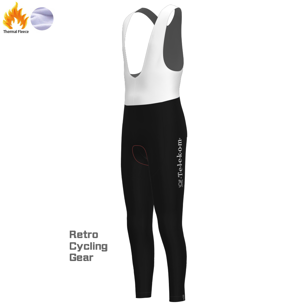 Telekom Fleece Retro Cycling Bib Pants