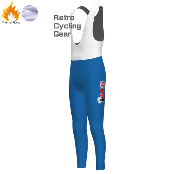 2013 lampre Fleece Retro Cycling Bib Pants