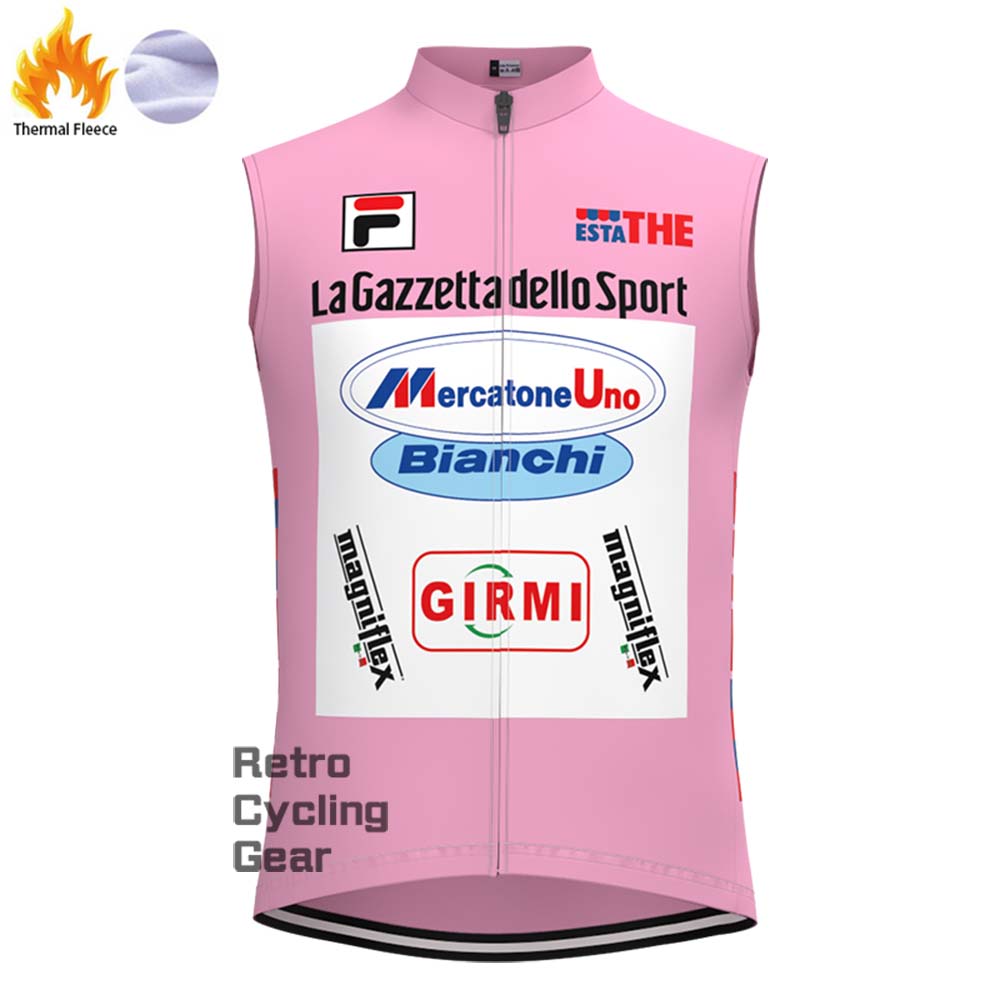 Mercatone uno bianchi Fleece Retro Long Cycling Kits