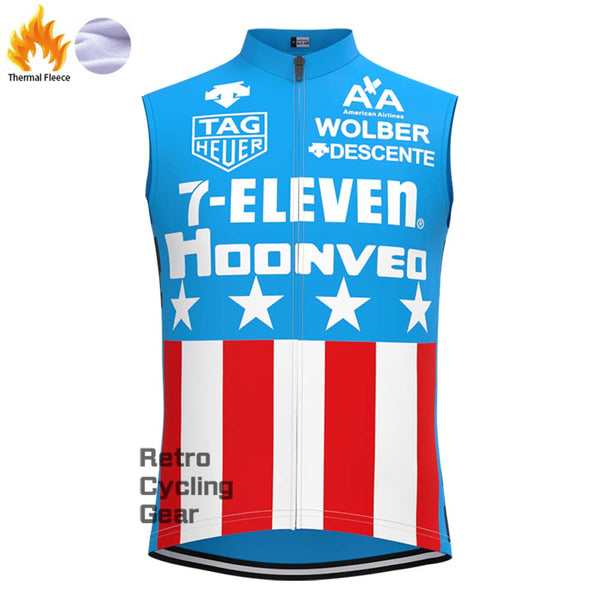 1990s 7-ELEVEN Fleece Retro Cycling Vest