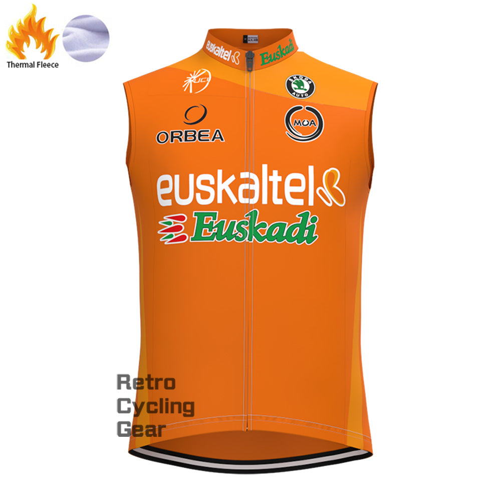 2009 euskadi Fleece Retro Cycling Vest