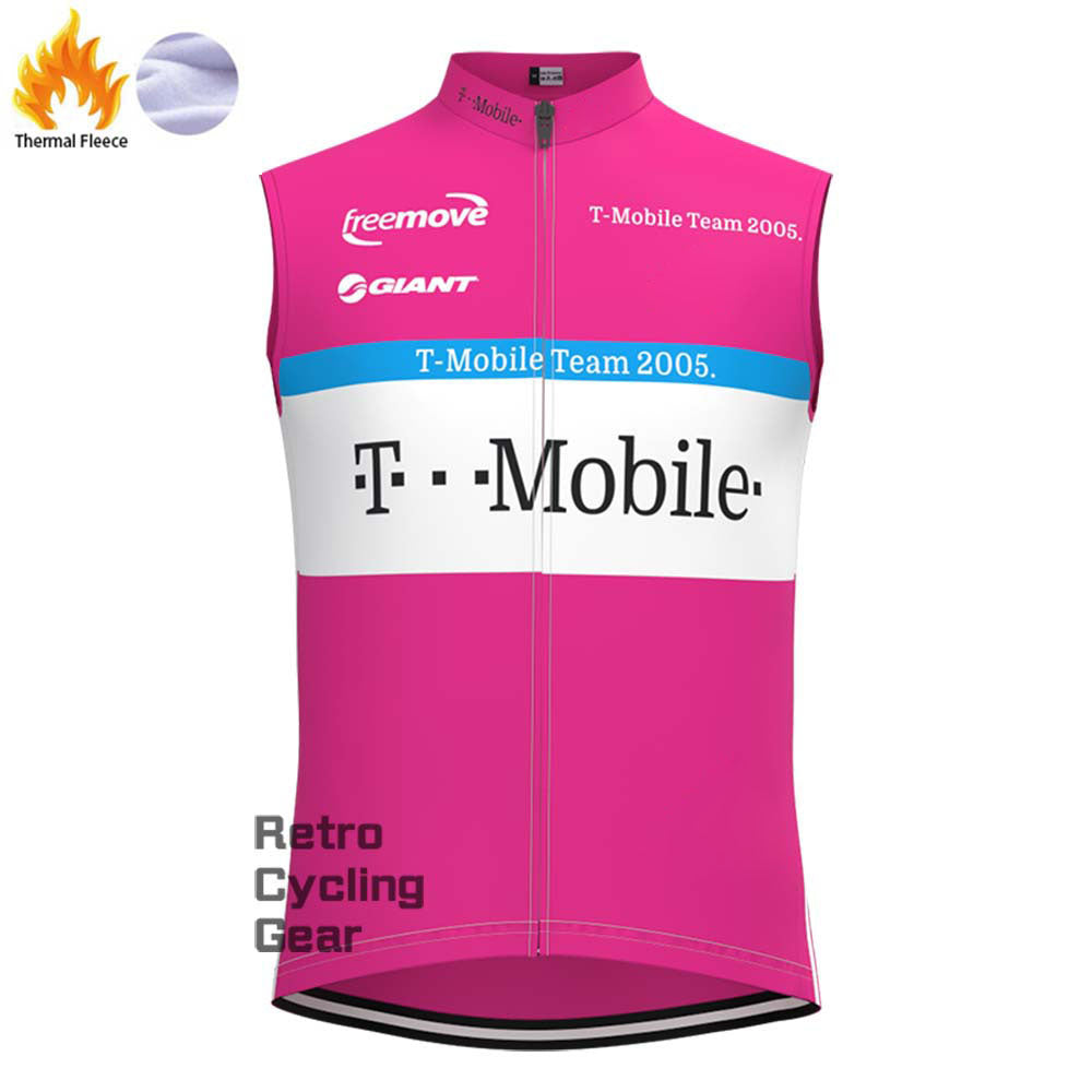 T-Mobile purple Fleece Retro Long Cycling Kits