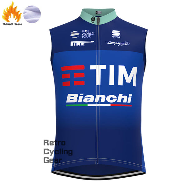 TIM Bianchi Fleece Cycling Vest