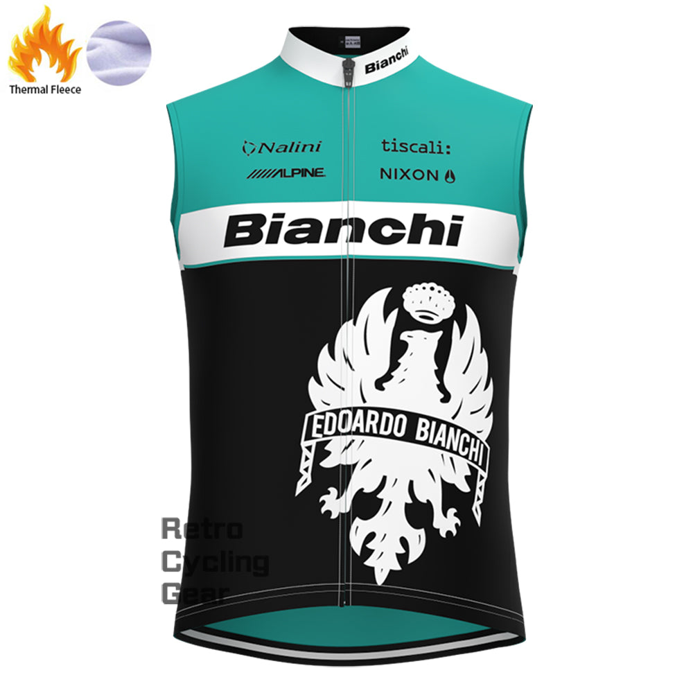 Team  Bianchi Fleece Cycling Vest