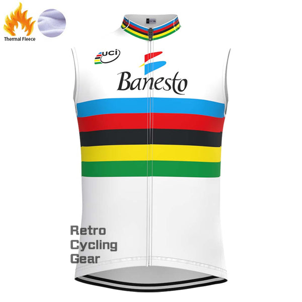 Streak Banesto Fleece Retro Cycling Vest