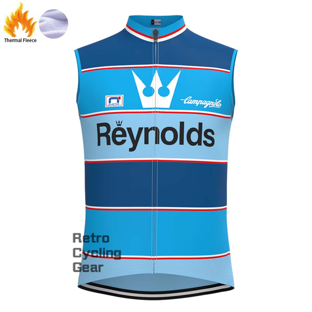 1990s blue Reynolds Fleece Retro Long Cycling Kits