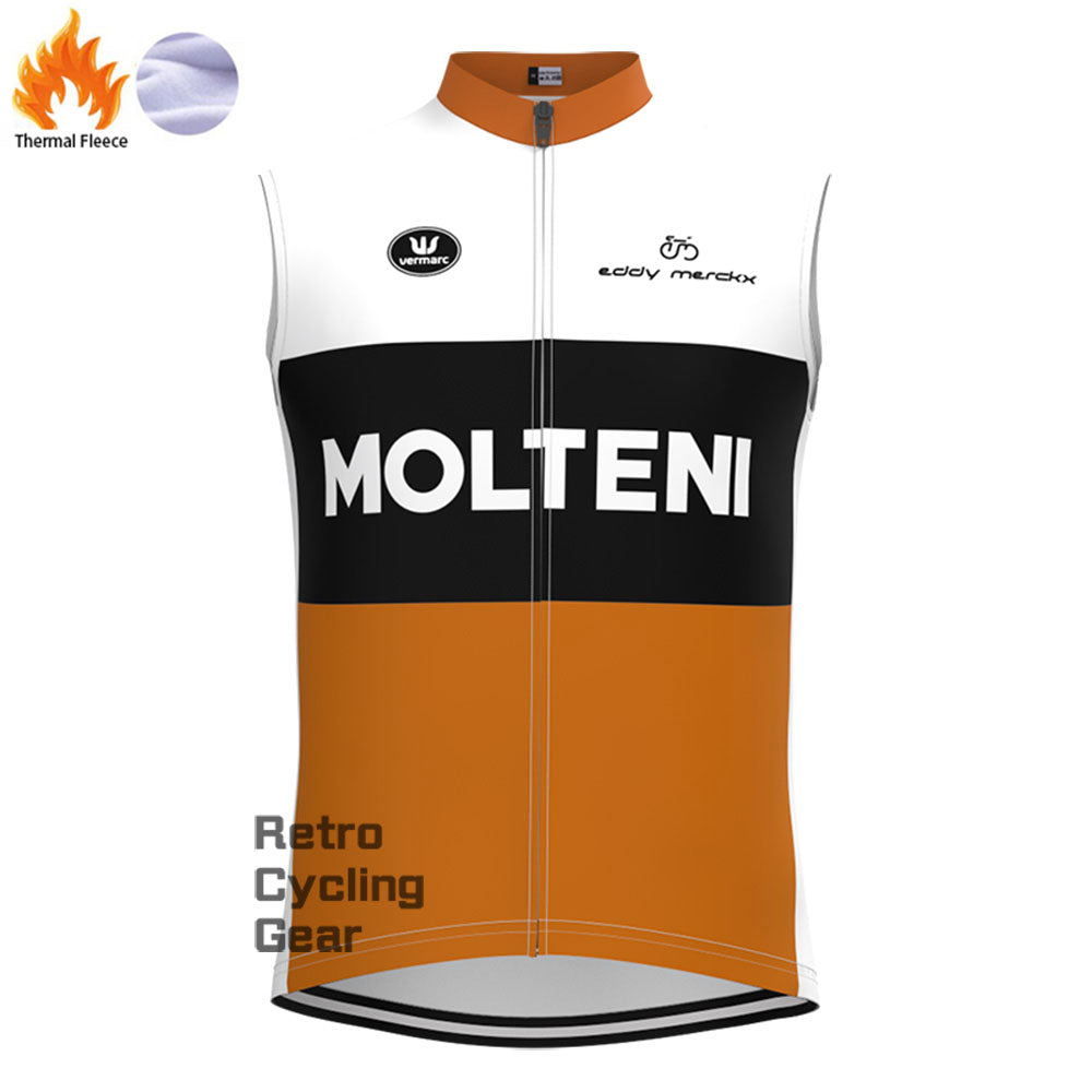 Italy MOLTENI Fleece Retro Long Cycling Kits