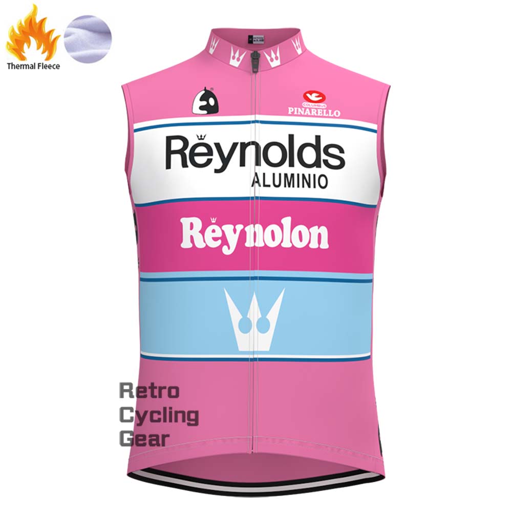 Pink Reynolds Fleece Retro Long Cycling Kits