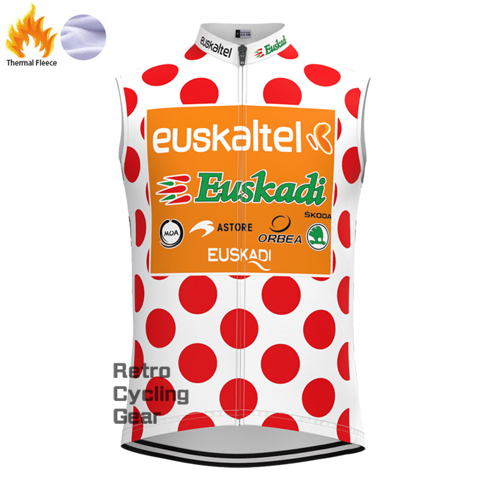 euskaltel Fleece Retro Cycling Vest