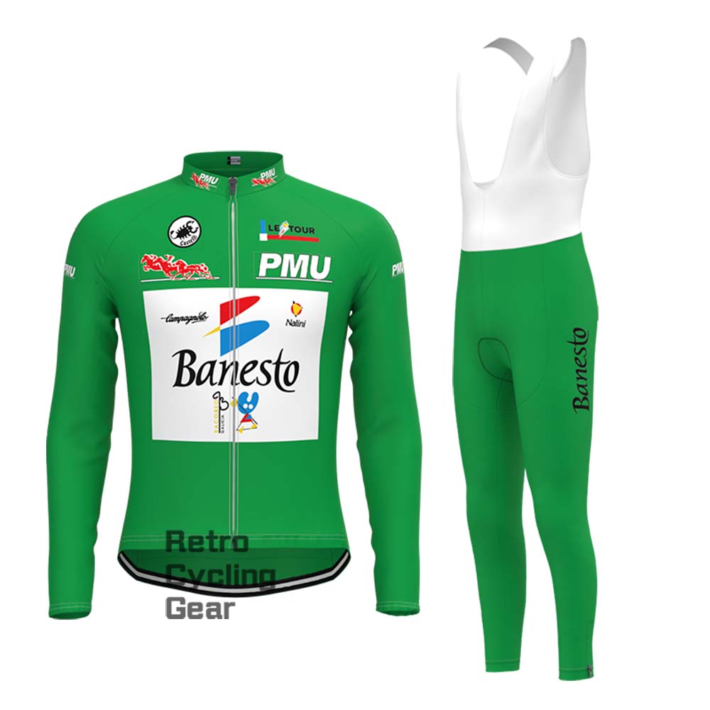 1990s Banesto Retro Long Sleeve Cycling Kits