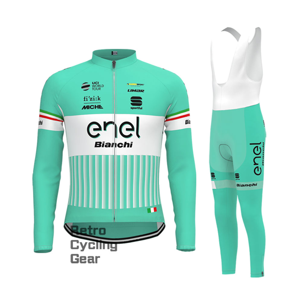 2017 Enel  Bianchi Short Sleeve Cycling Kits