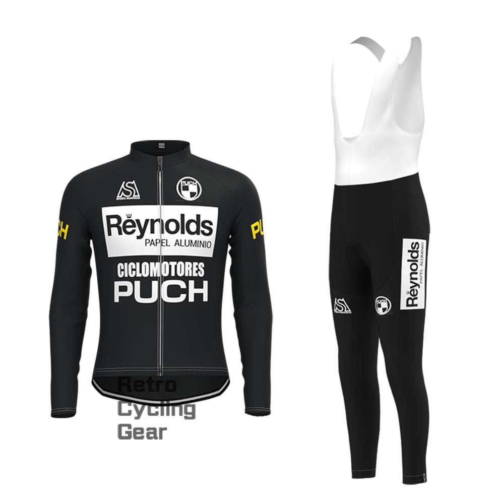 Black Reynolds Retro Short Sleeve Cycling Kits