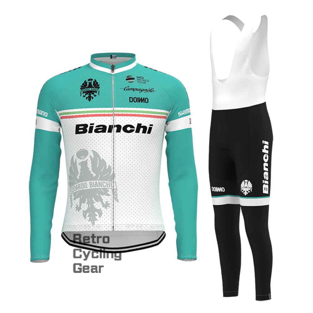 blue Bianchi Short Sleeve Cycling Kits