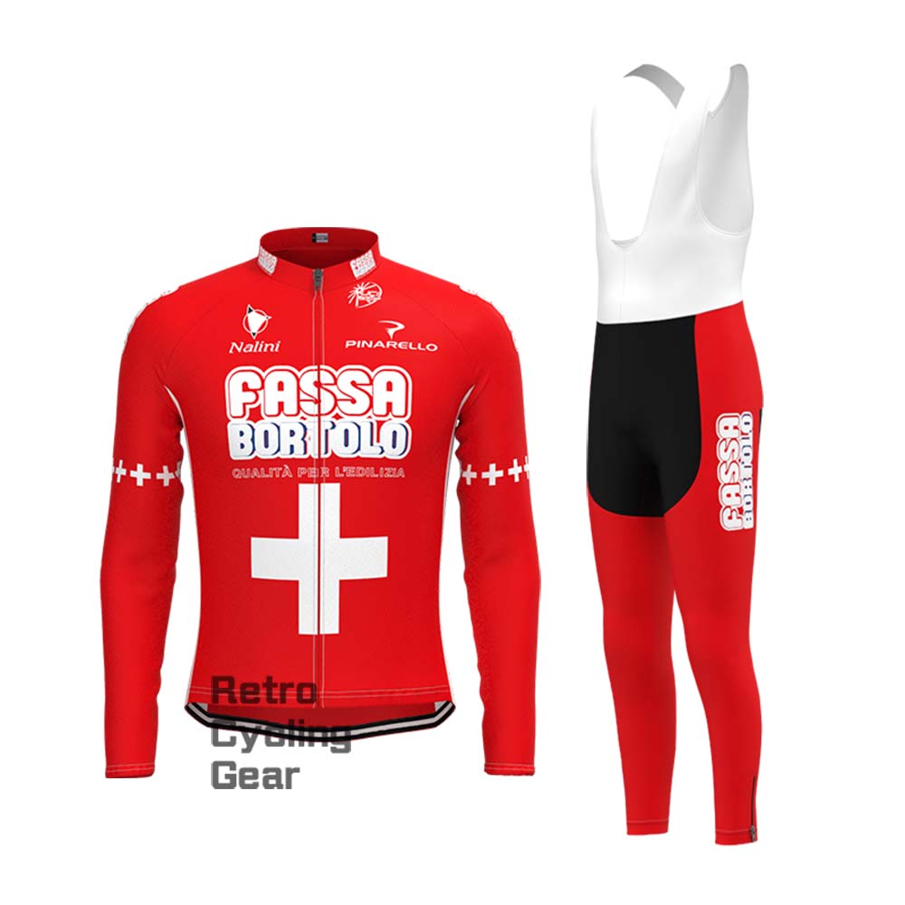 FASSA BORTOLO Retro Short Sleeve Cycling Kits