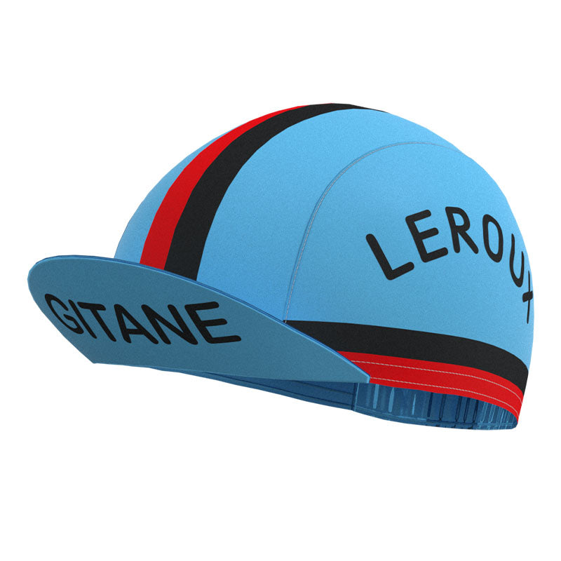 GITANE Blau-Rotes Retro-Langarm-Radsport-Set