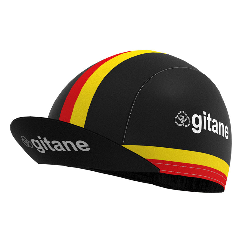 gitane Black-Red Retro Long Sleeve Cycling Kit