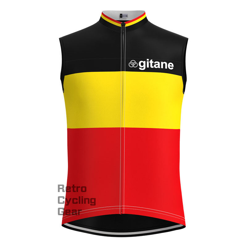 gitane Black-Red Retro Long Sleeve Cycling Kit