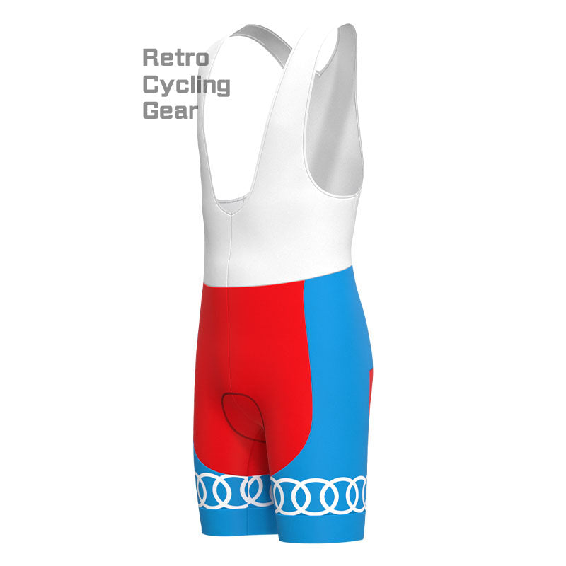 Gitane Rot Blau Retro Langarm-Radsport-Set