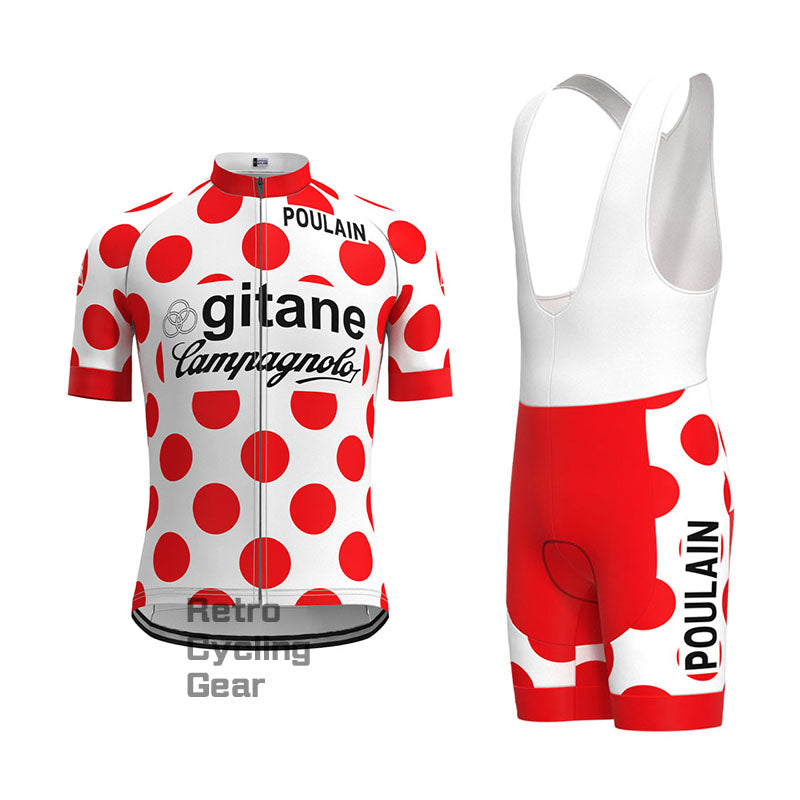 gitane Red dot Retro Long Sleeve Cycling Kit