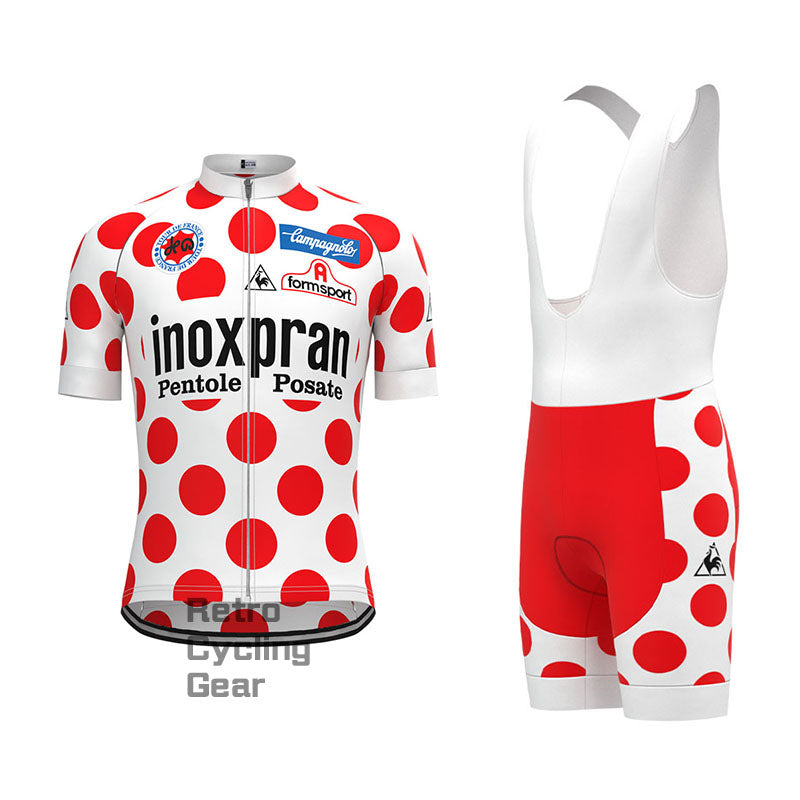 inoxpran Red-Dot Retro Long Sleeve Cycling Kit