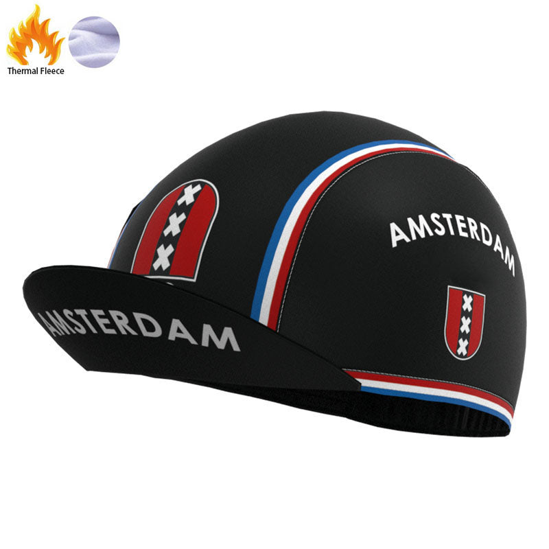 Amsterdam Black Fleece Retro Cycling Kits