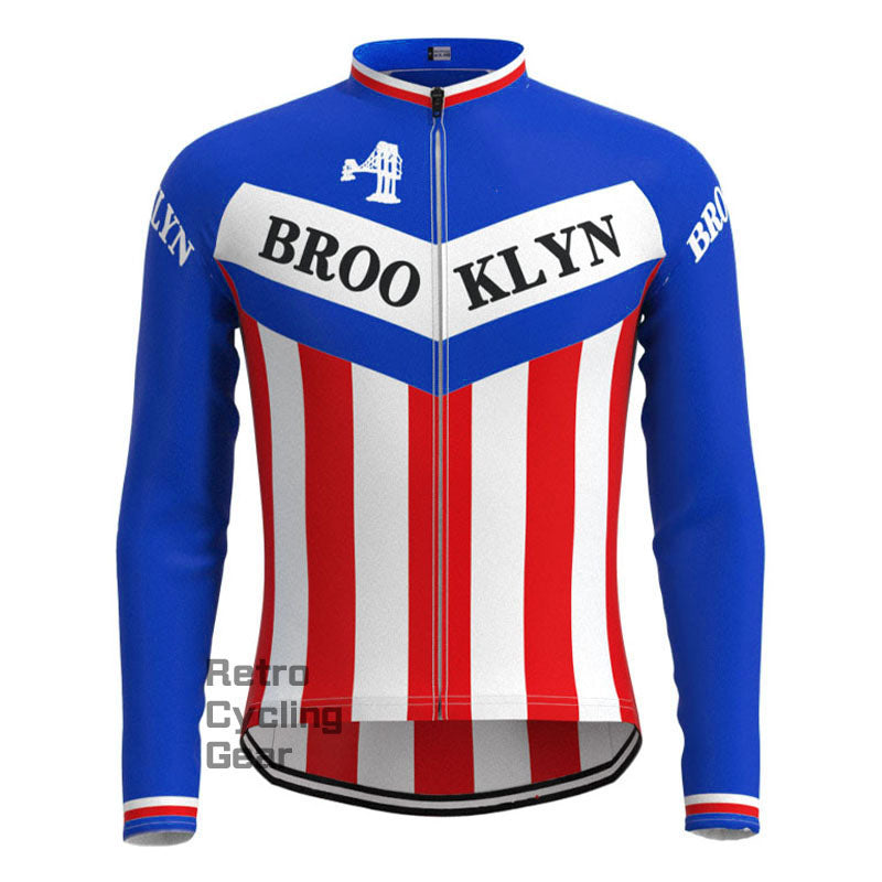 Brooklyn Blue Retro Short Sleeve Cycling Kit