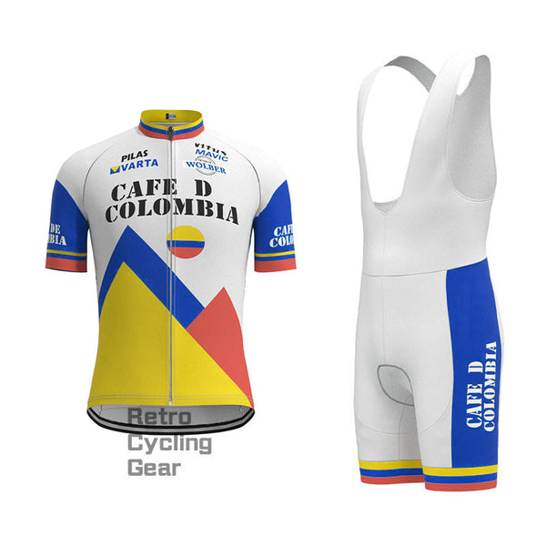 Cafe D Colombia Retro Short Sleeve Cycling Kit