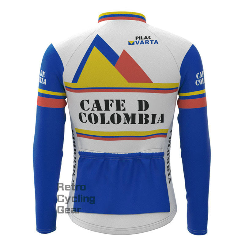 Cafe D Colombia Fleece Retro Long Sleeves Jerseys