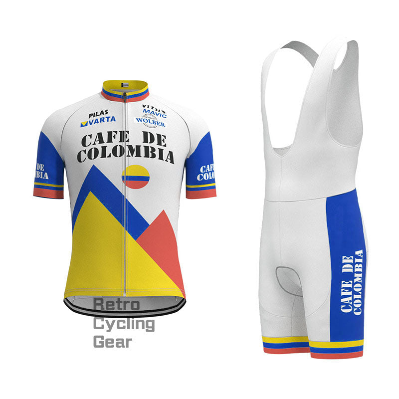 Cafe De Colombia Retro Long Sleeve Cycling Kit