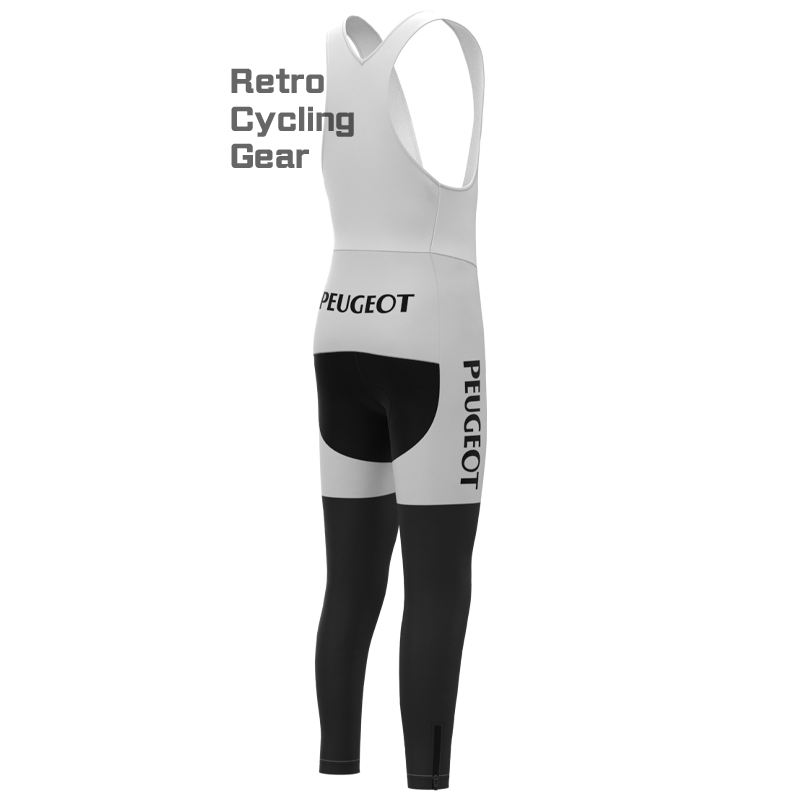 Weiße Fleece-Retro-Radhose von PEUGEOT