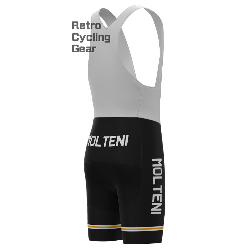 MOLTENI Schwarze Retro-Radhose