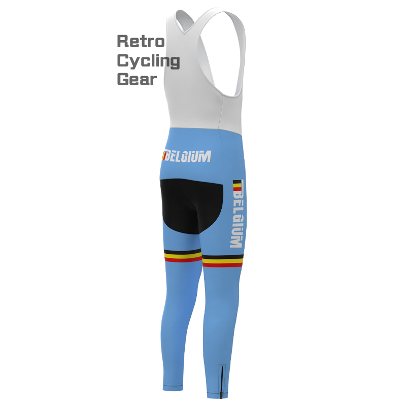 BELGIEN Fleece-Retro-Radhose