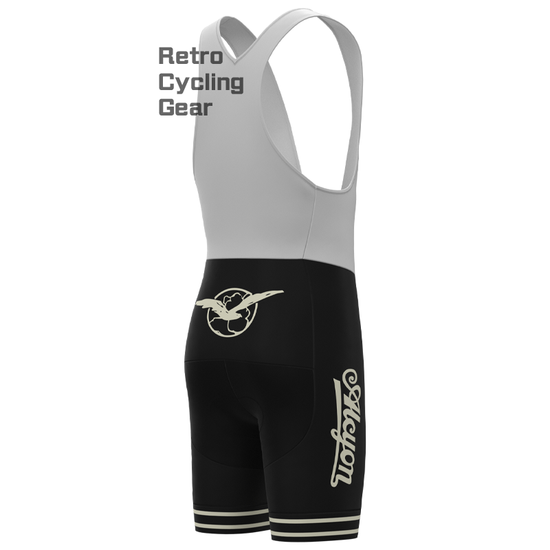 Schwarze Retro-Radhose von Paris Roubaix