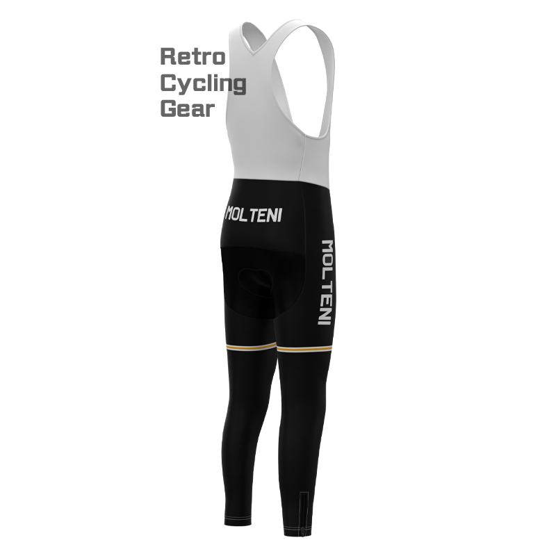 MOLTENI Schwarze Retro-Radhose