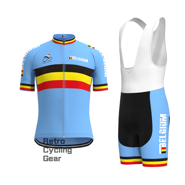 BELGIUM Retro Short Sleeve Cycling Kit