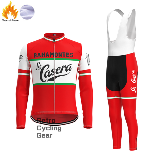 La Casera Fleece Retro-Radsport-Sets