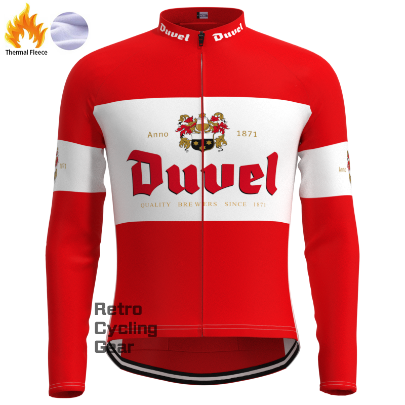 Duuel Fleece Retro Long Sleeves Jerseys