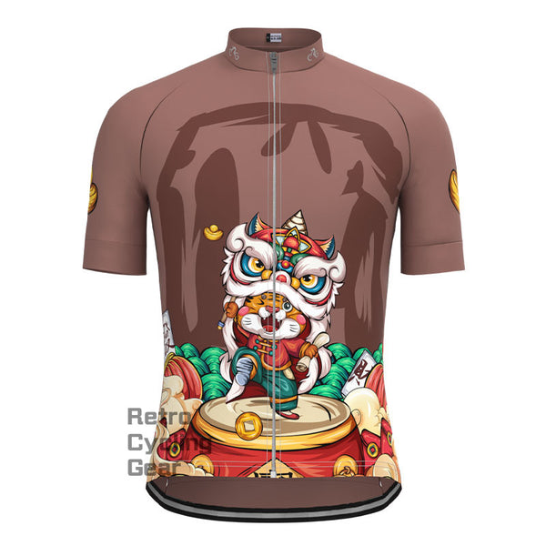 Tiger Chinese Zodiac Short Sleeves Cycling Jersey