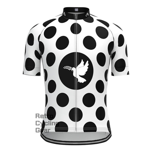 Dotted pigeon Short Sleeves Cycling Jersey