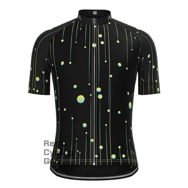 Green Technology Line Short Sleeves Cycling Jersey