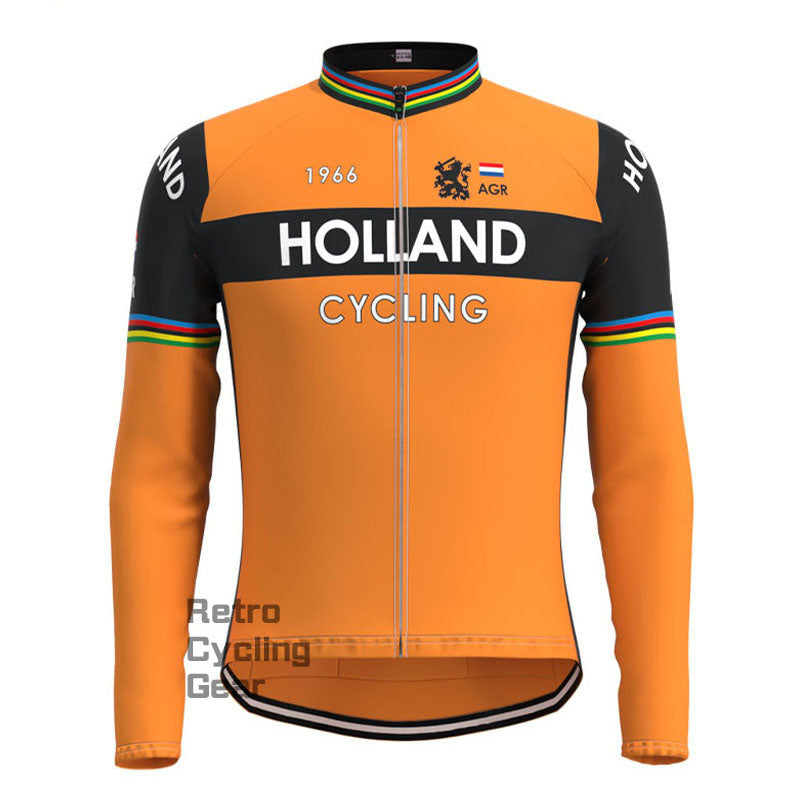 Holland Retro Long Sleeves Jersey