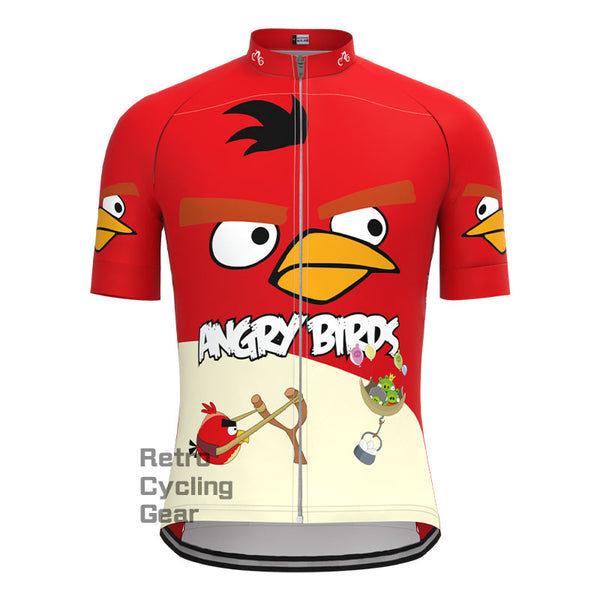 Angry Birds Rotes Kurzarm-Radtrikot