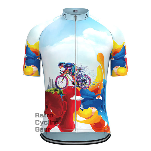 Colorful Ride Short Sleeves Cycling Jersey