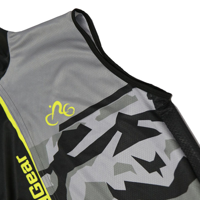 TI-Raleigh Red-Yellow Retro Cycling Vest