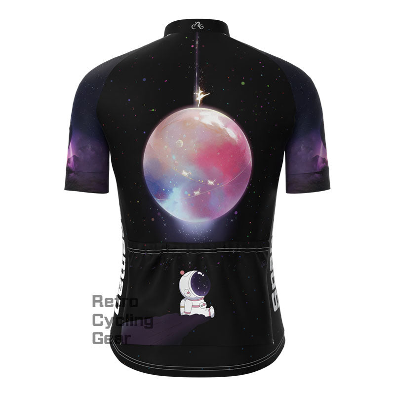 Star Astronaut Short Sleeves Cycling Jersey